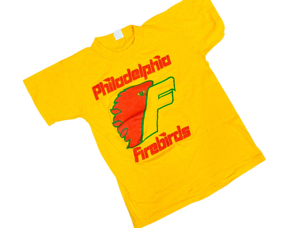 PHILADELPHIA FIREBIRDS VINTAGE 1970'S NAHL T-SHIRT YOUTH LARGE