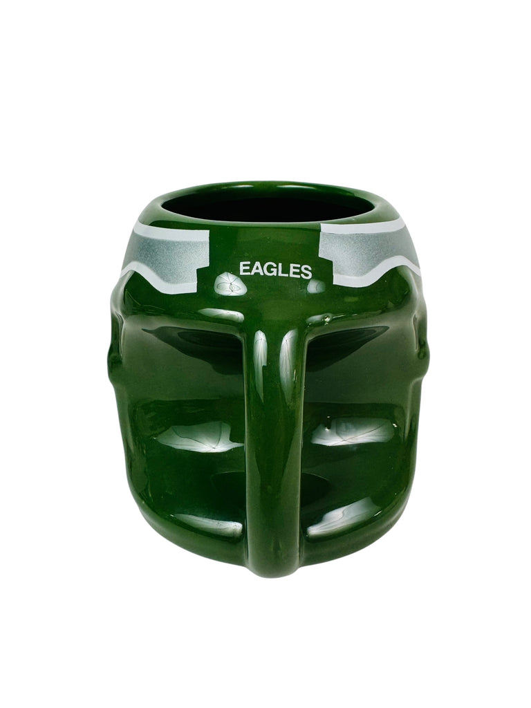 PHILADELPHIA EAGLES VINTAGE 1980'S CERAMIC TEAM NFL HELMET COFFEE MUG