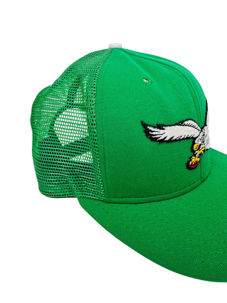 PHILADELPHIA EAGLES VINTAGE 1990'S AJD MESH SNAPBACK ADULT HAT LARGE
