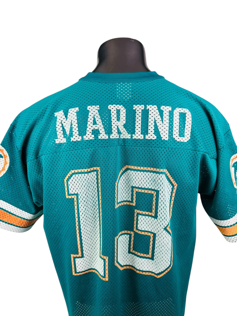 DAN MARINO MIAMI DOLPHINS VINTAGE 1990'S LOGO 7 JERSEY ADULT LARGE