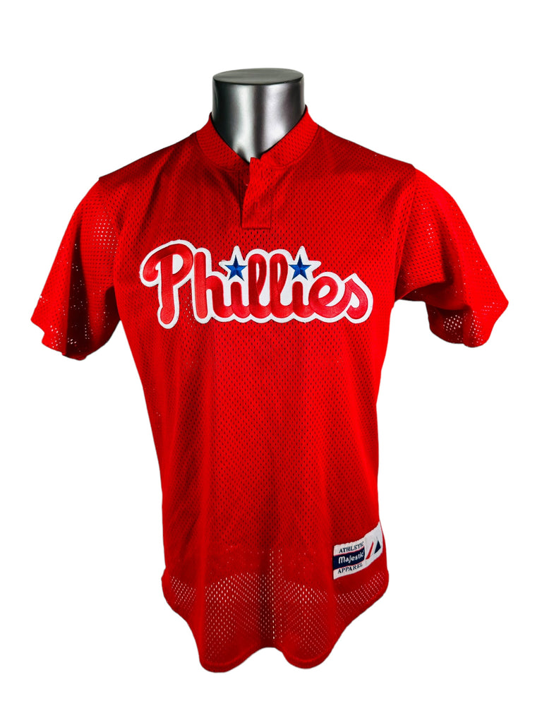 PHILADELPHIA PHILLIES VINTAGE 2000'S MLB MAJESTIC AUTHENTIC JERSEY ADULT SMALL