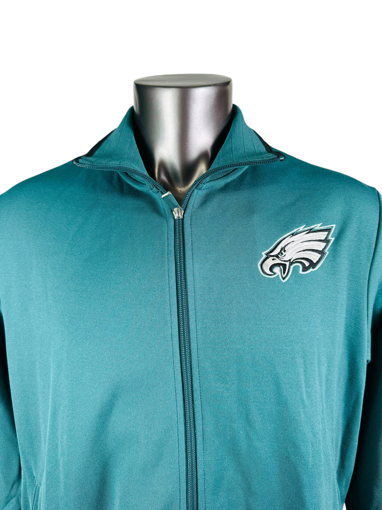 PHILADELPHIA EAGLES NIKE ZIP-UP TRACK WINDBREAKER JACKET ADULT 2XL