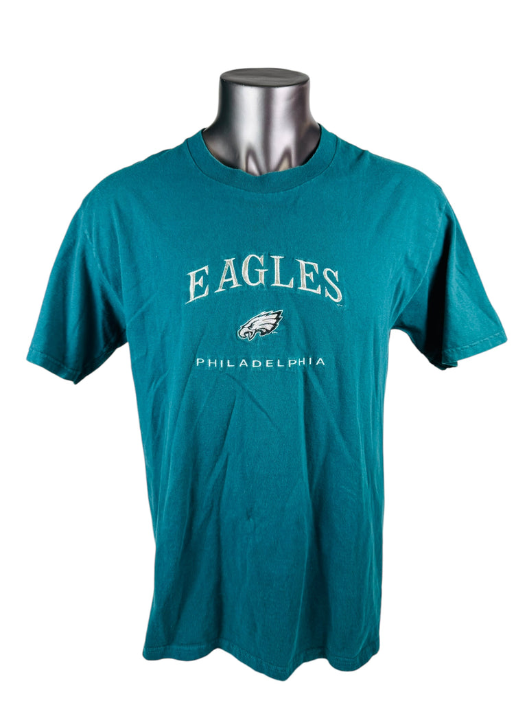 PHILADELPHIA EAGLES VINTAGE 1990'S EMBROIDERED LEE SPORT T-SHIRT ADULT LARGE