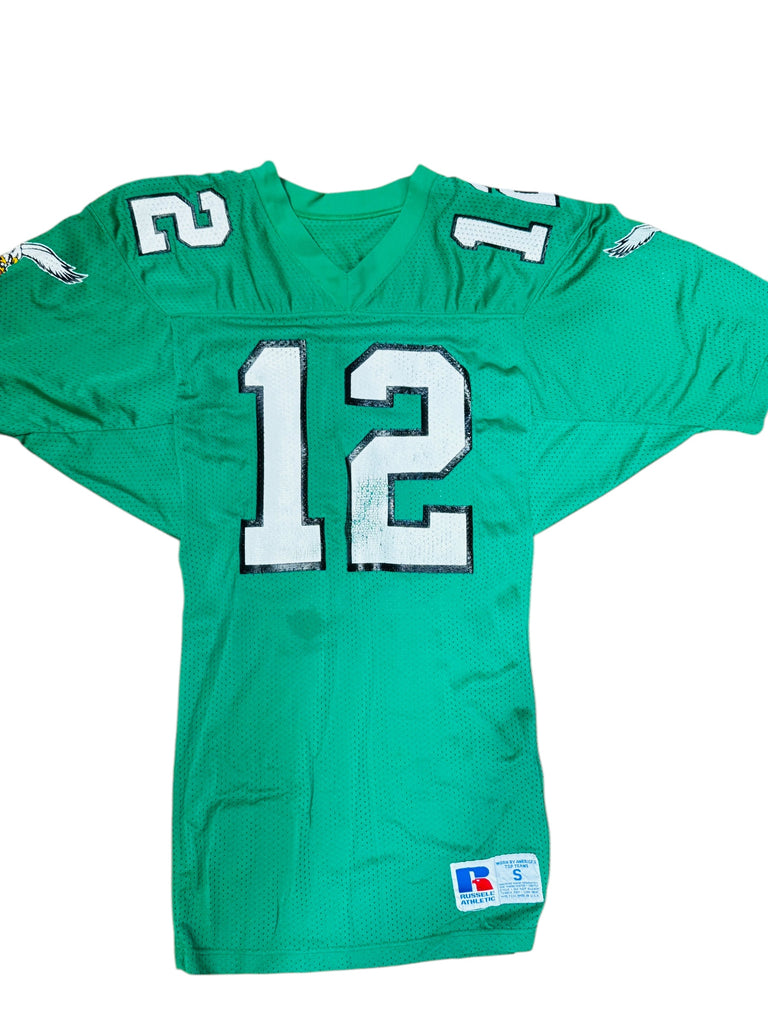 RANDALL CUNNINGHAM PHILADELPHIA EAGLES VINTAGE 1990'S RUSSELL ATHLETIC JERSEY ADULT SMALL