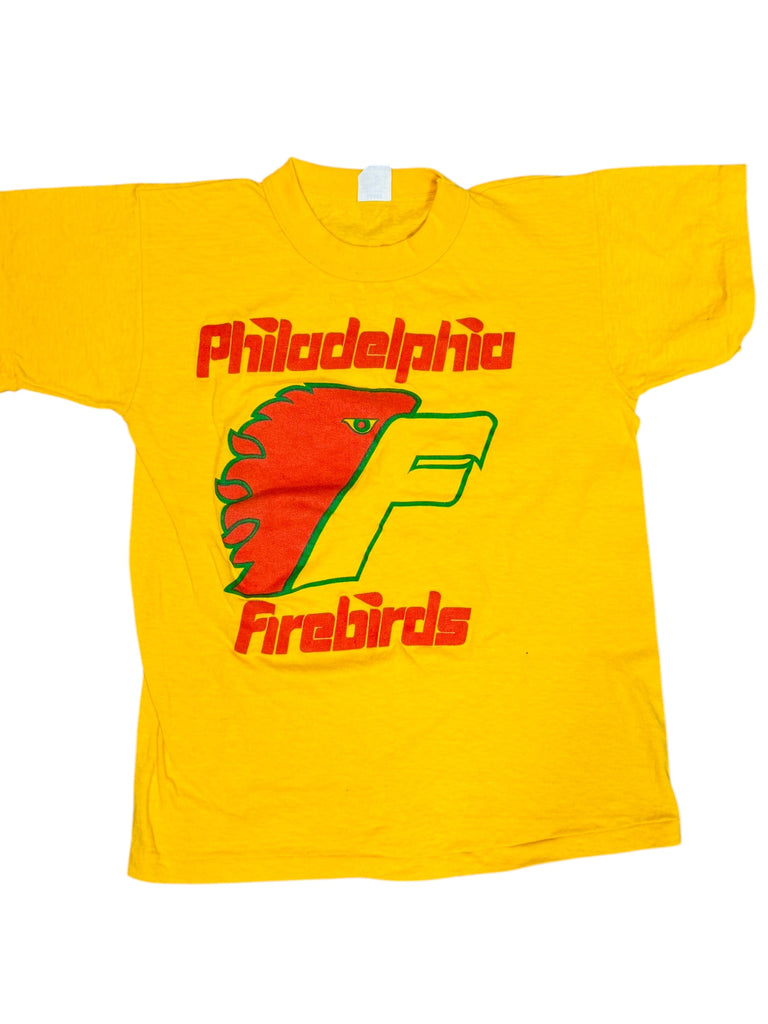 PHILADELPHIA FIREBIRDS VINTAGE 1970'S NAHL T-SHIRT YOUTH LARGE