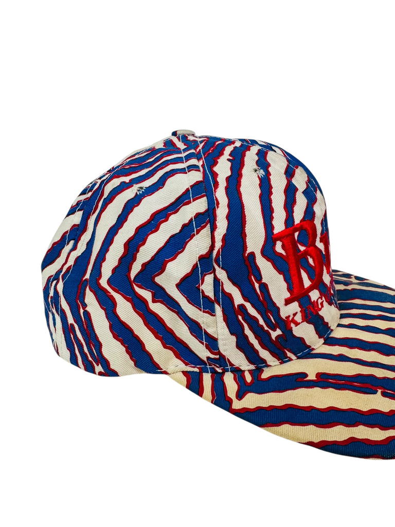 BUD KING OF BEERS VINTAGE 1990'S ZUBAZ SNAPBACK ADULT HAT