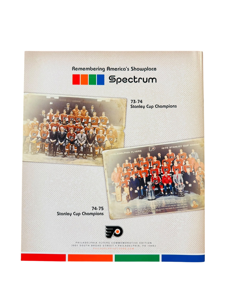 PHILADELPHIA FLYERS 2008 LAST GAME AT SPECTRUM COMMEMORATIVE TICKET + PROGRAM SET