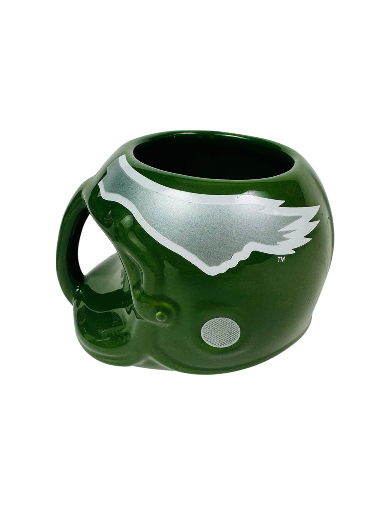 PHILADELPHIA EAGLES VINTAGE 1980'S CERAMIC TEAM NFL HELMET COFFEE MUG