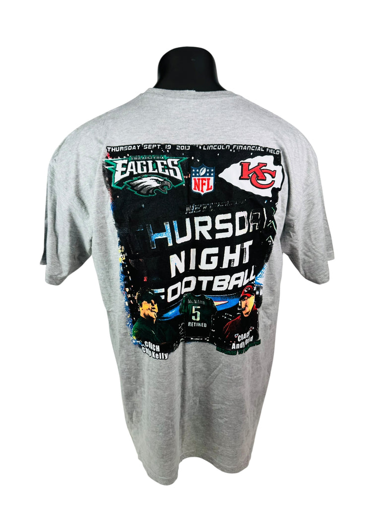PHILADELPHIA EAGLES VINTAGE 2013 DONOVAN MCNABB RETIREMENT T-SHIRT ADULT 2XL