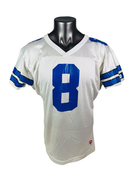TROY AIKMAN DALLAS COWBOYS VINTAGE 1990'S WILSON JERSEY ADULT LARGE