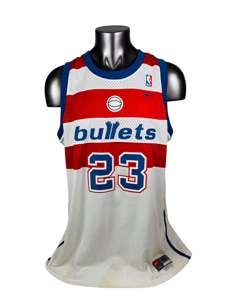 MICHAEL JORDAN WASHINGTON WIZARDS VINTAGE RETRO BULLETS 2000'S NIKE JERSEY ADULT XL