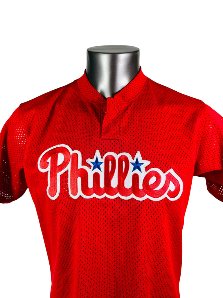 PHILADELPHIA PHILLIES VINTAGE 2000'S MLB MAJESTIC AUTHENTIC JERSEY ADULT SMALL