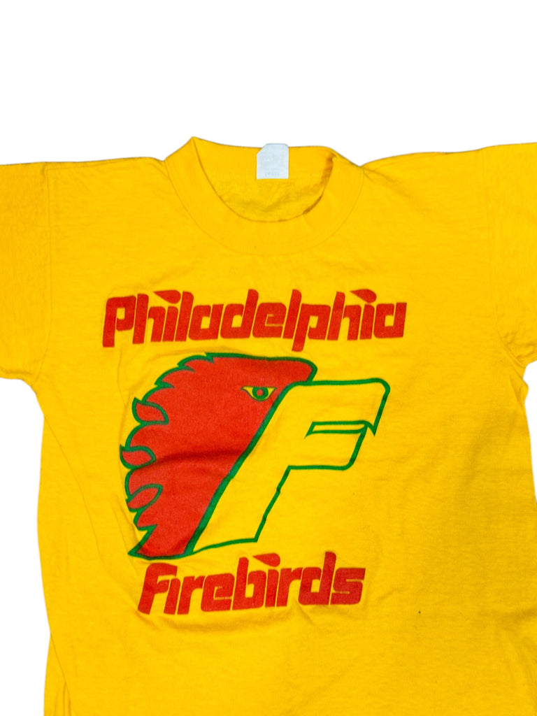 PHILADELPHIA FIREBIRDS VINTAGE 1970'S NAHL T-SHIRT YOUTH LARGE