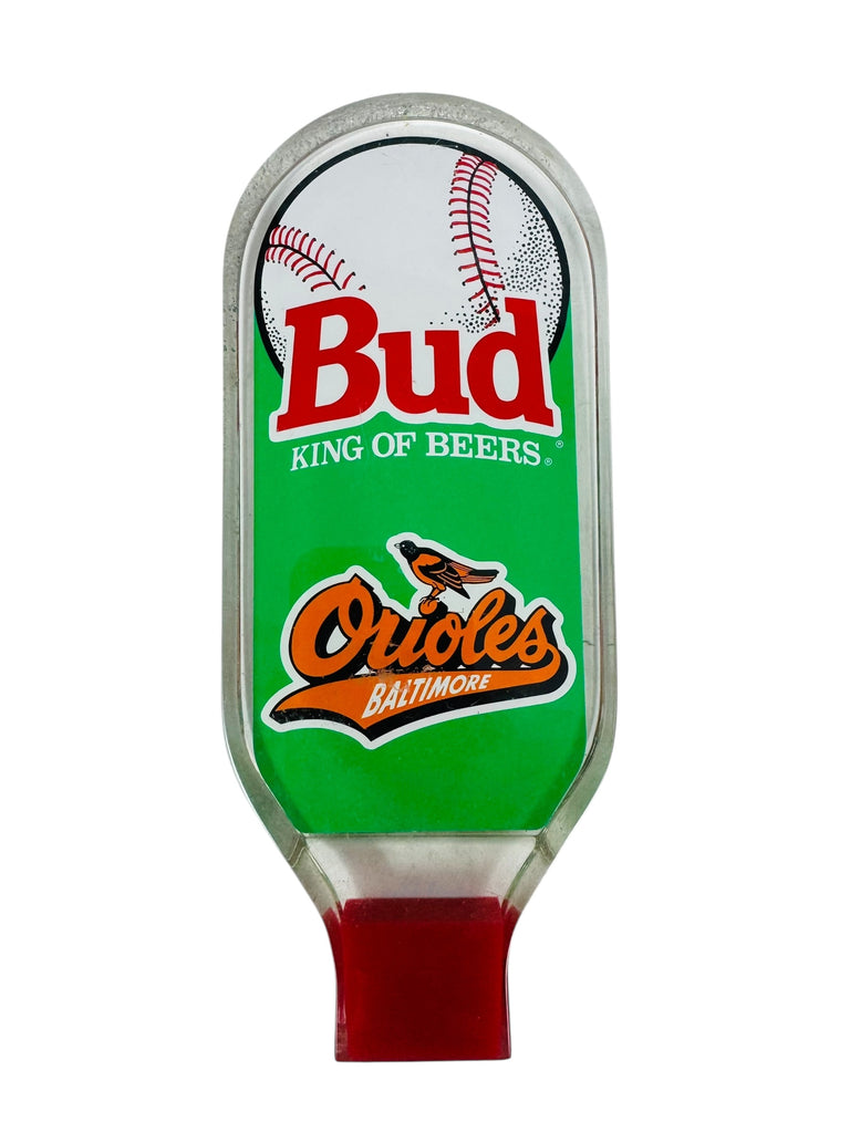 BALTIMORE ORIOLES VINTAGE 1990'S BUDWEISER BEER TAP HANDLE