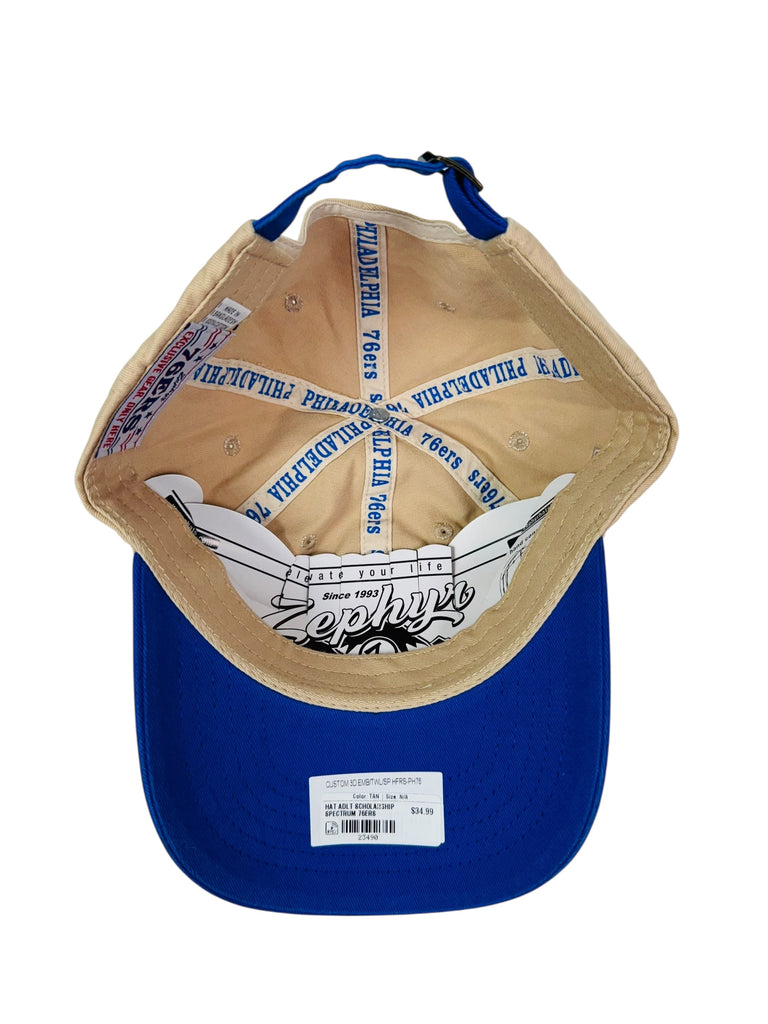 PHILADELPHIA 76ERS RETRO SPECTRUM STRAPBACK ADULT HAT