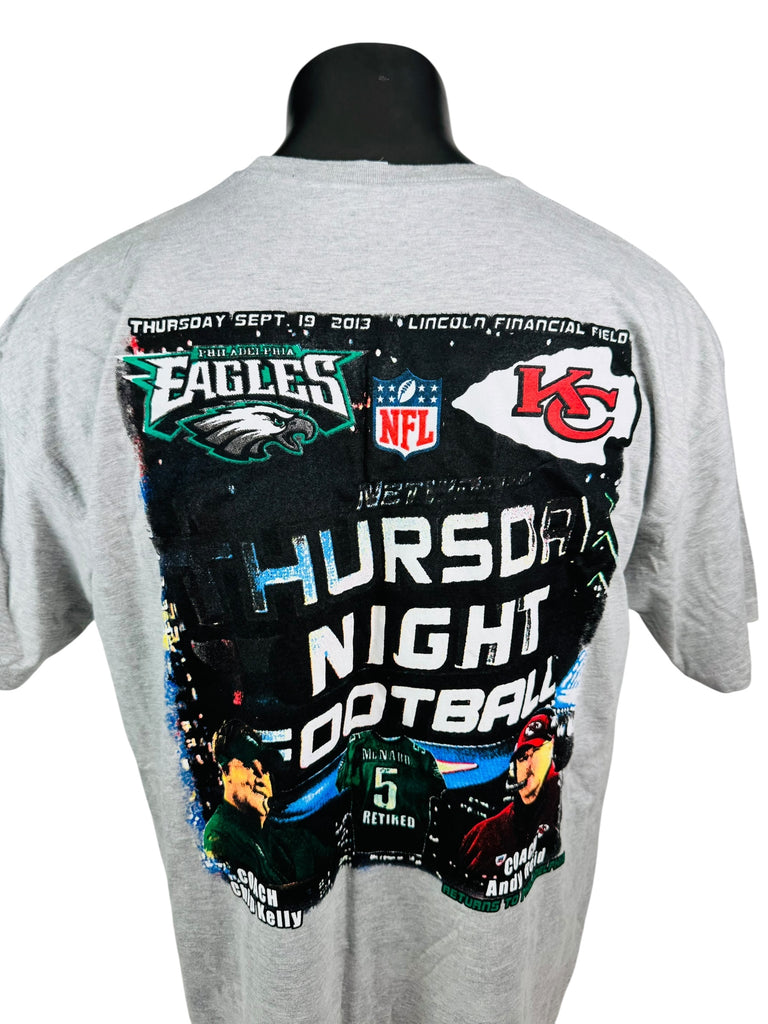 PHILADELPHIA EAGLES VINTAGE 2013 DONOVAN MCNABB RETIREMENT T-SHIRT ADULT 2XL