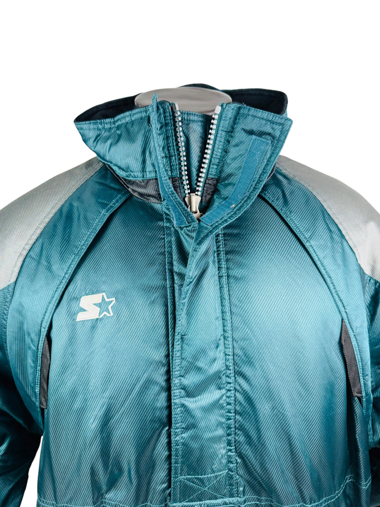 PHILADELPHIA EAGLES VINTAGE 1990'S STARTER PRO LINE PULL-OVER WINTER JACKET ADULT LARGE