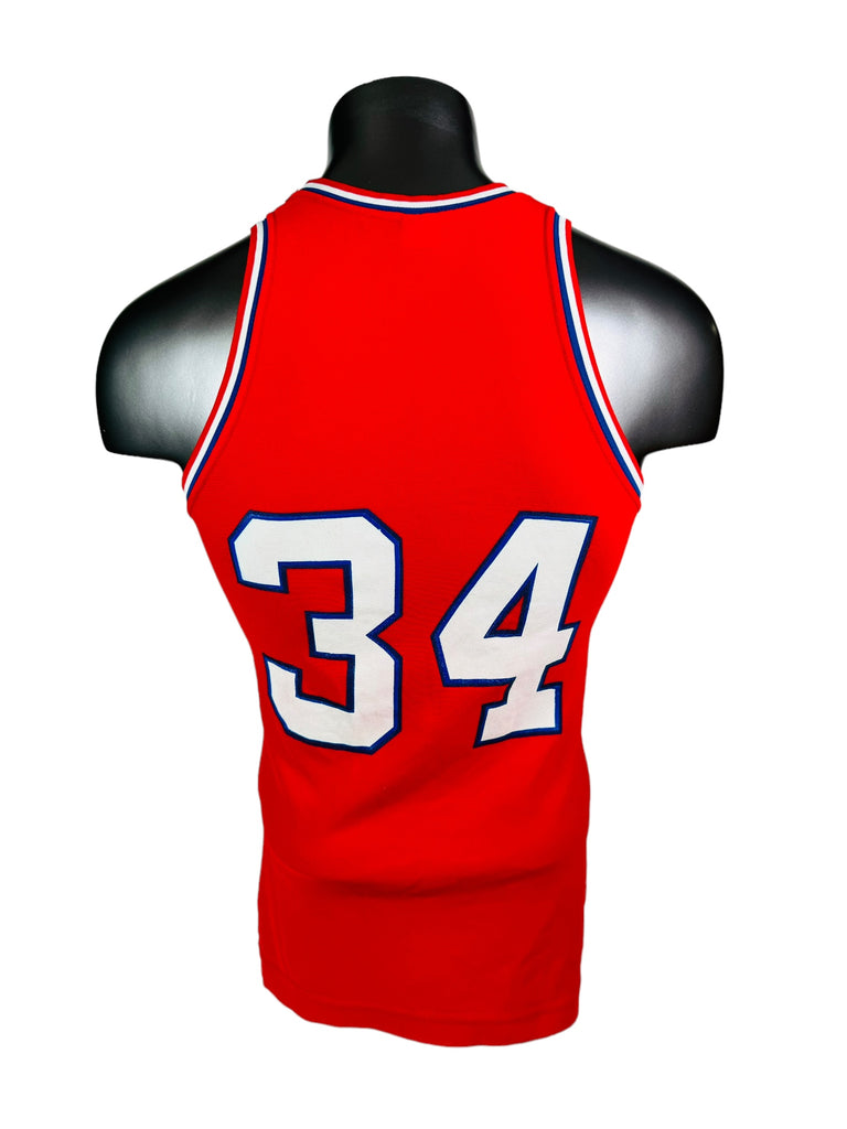 CHARLES BARKLEY PHILADELPHIA SIXERS VINTAGE 1980'S SAND-KNIT MACGREGOR JERSEY ADULT MEDIUM