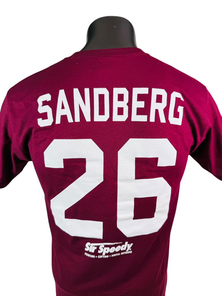 RYAN SANDBERG READING PHILLIES RETRO SGA T-SHIRT ADULT MEDIUM