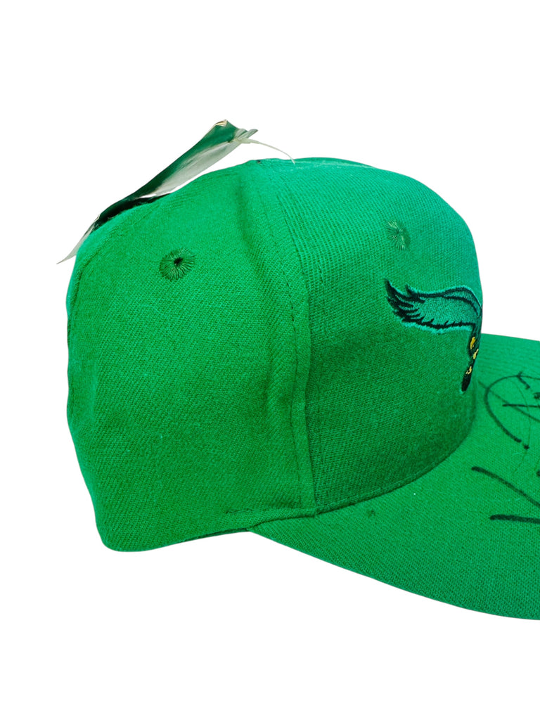 KEVIN TURNER PHILADELPHIA EAGLES VINTAGE 1990'S SIGNED TEAM NFL SNAPBACK ADULT HAT
