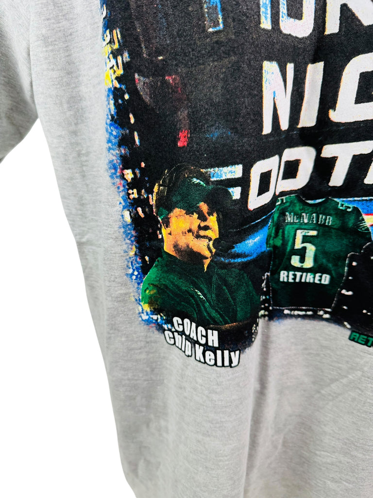 PHILADELPHIA EAGLES VINTAGE 2013 DONOVAN MCNABB RETIREMENT T-SHIRT ADULT 2XL