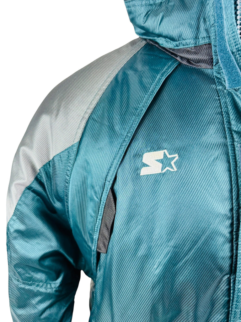 PHILADELPHIA EAGLES VINTAGE 1990'S STARTER PRO LINE PULL-OVER WINTER JACKET ADULT LARGE