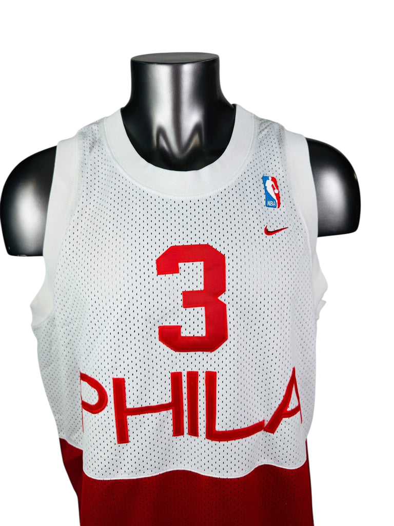 ALLEN IVERSON PHILADELPHIA SIXERS VINTAGE RETRO 2000'S NIKE JERSEY ADULT XL