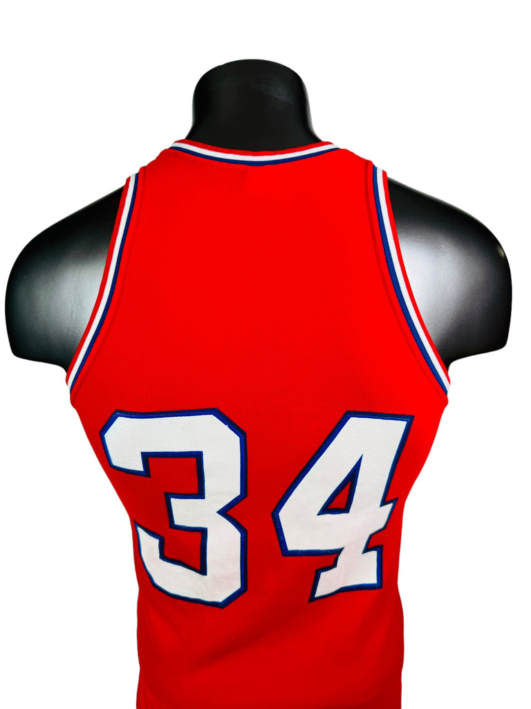 CHARLES BARKLEY PHILADELPHIA SIXERS VINTAGE 1980'S SAND-KNIT MACGREGOR JERSEY ADULT MEDIUM