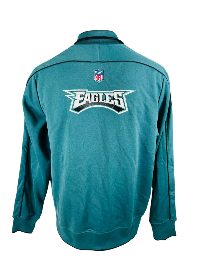 PHILADELPHIA EAGLES NIKE ZIP-UP TRACK WINDBREAKER JACKET ADULT 2XL