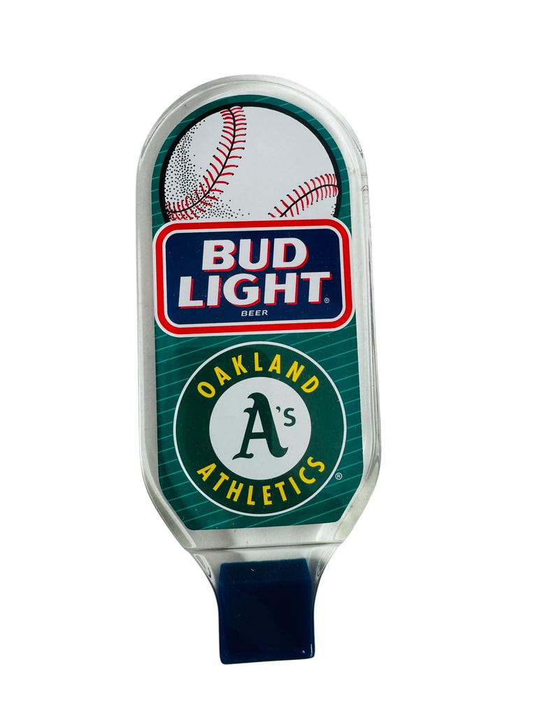 OAKLAND ATHLETICS VINTAGE 1990'S BUD LIGHT BEER TAP HANDLE