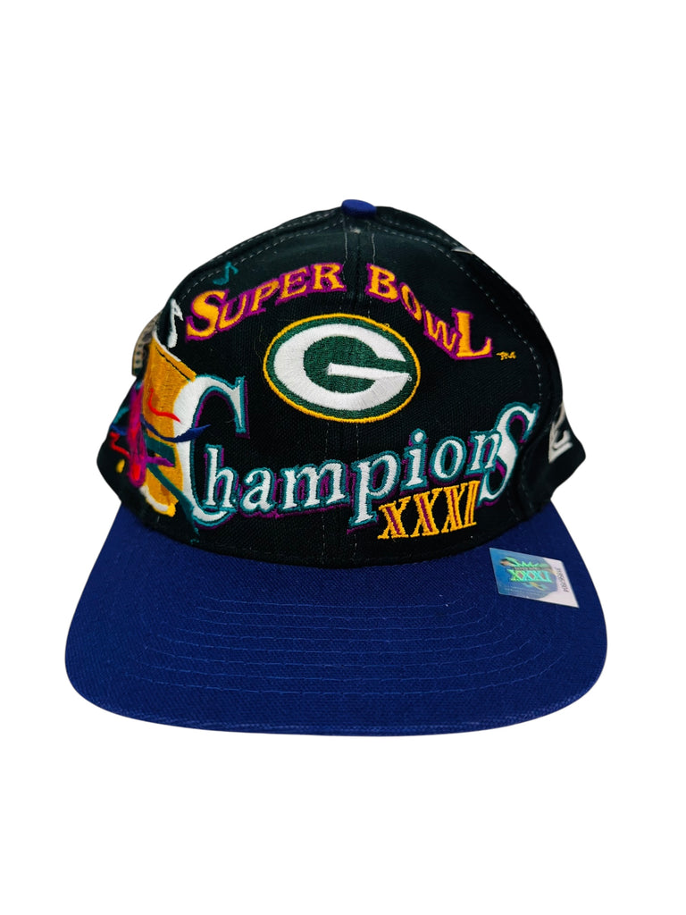 GREEN BAY PACKERS VINTAGE 1997 SUPER BOWL XXXI LOGO ATHLETIC SNAPBACK ADULT HAT