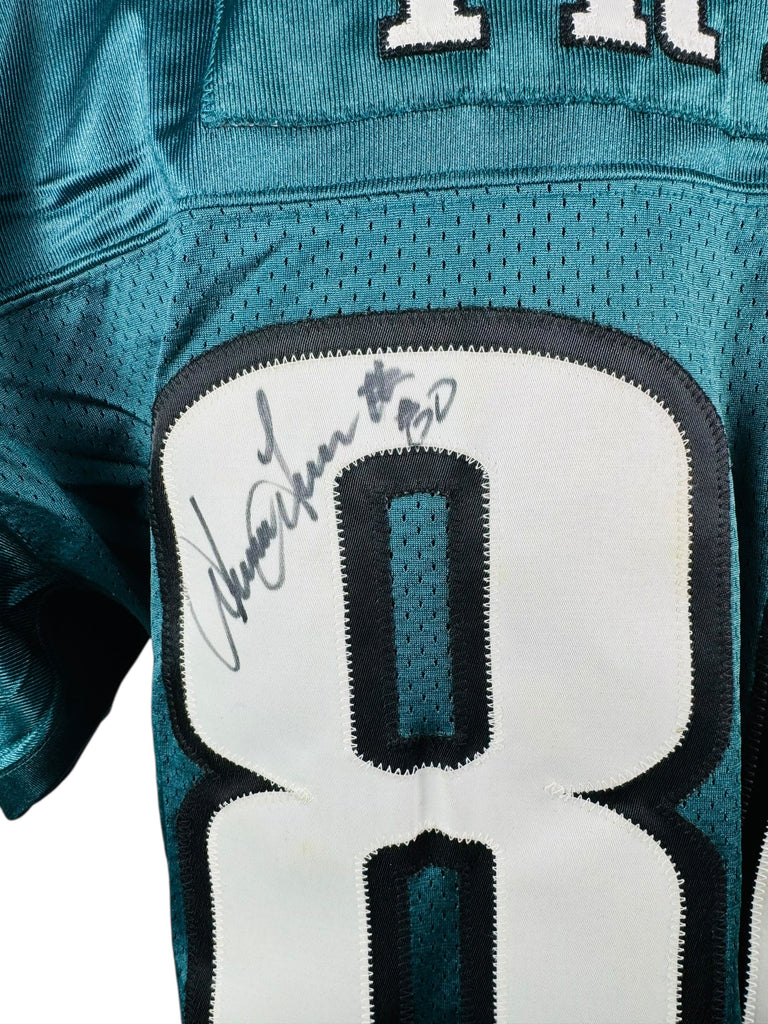 IRVING FRYAR PHILADELPHIA EAGLES VINTAGE 1990'S AUTHENTIC PRO-LINE STARTER SIGNED JERSEY ADULT 48