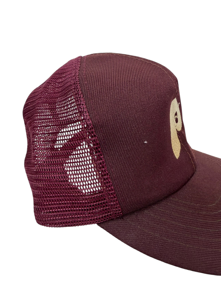 PHILADELPHIA PHILLIES VINTAGE 1980'S MESH SNAPBACK ADULT HAT M / L