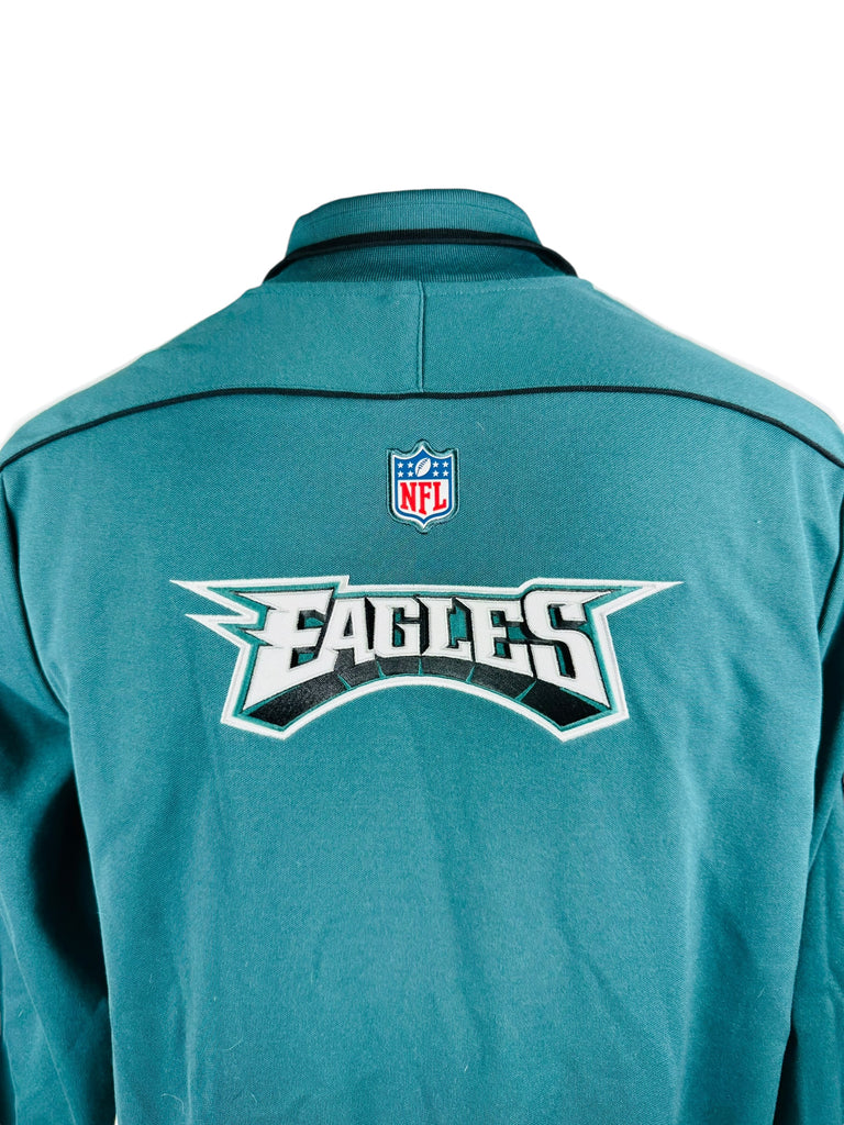 PHILADELPHIA EAGLES NIKE ZIP-UP TRACK WINDBREAKER JACKET ADULT 2XL