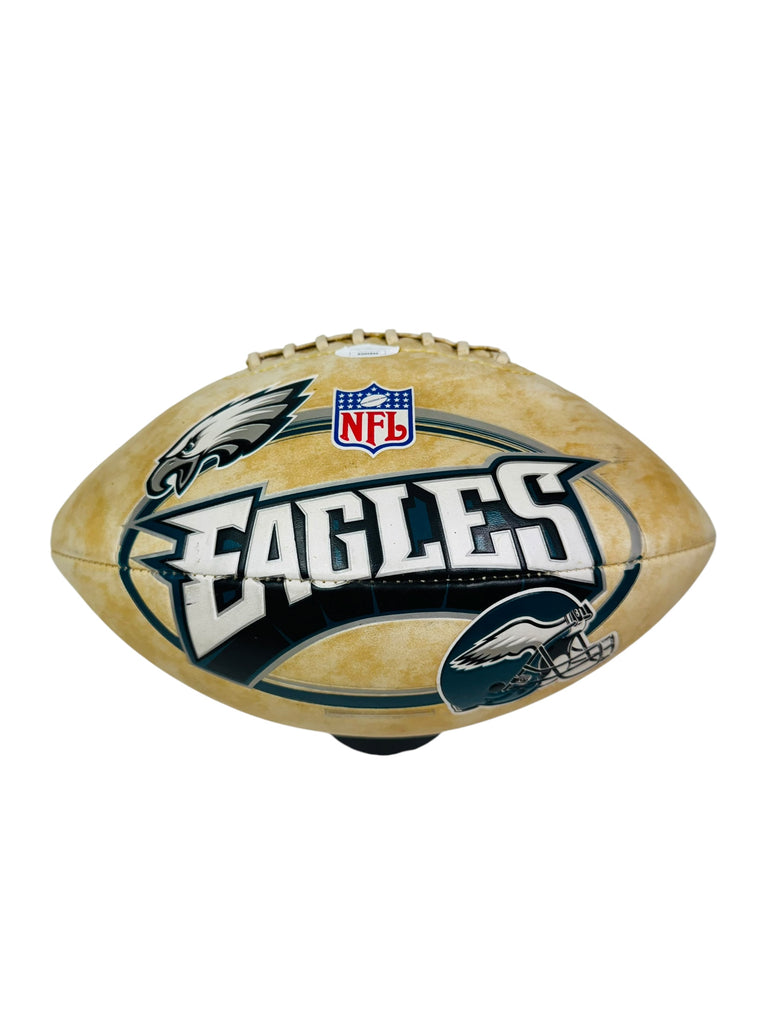 BRIAN DAWKINS PHILADELPHIA EAGLES SIGNED COMMEMORATIVE PANEL FOTOBALL FOOTBALL JSA