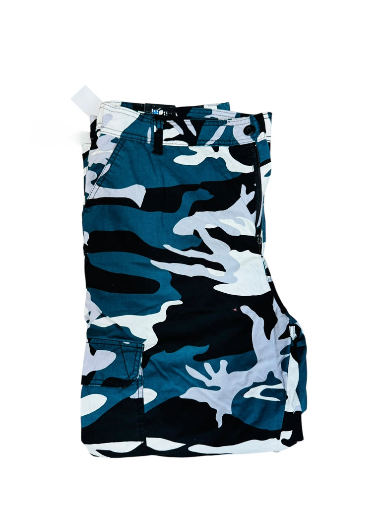 PHILADELPHIA EAGLES VINTAGE 2000'S NFL CAMOUFLAGE CARGO FLEECE LINED ADULT PANTS 40 X 32