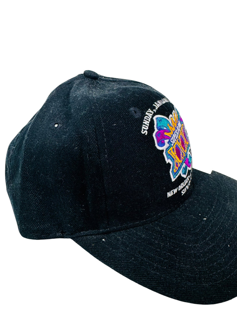 GREEN BAY PACKERS NEW ENGLAND PATRIOTS VINTAGE 1997 SUPER BOWL XXXI LOGO ATHLETIC STRAPBACK ADULT HAT