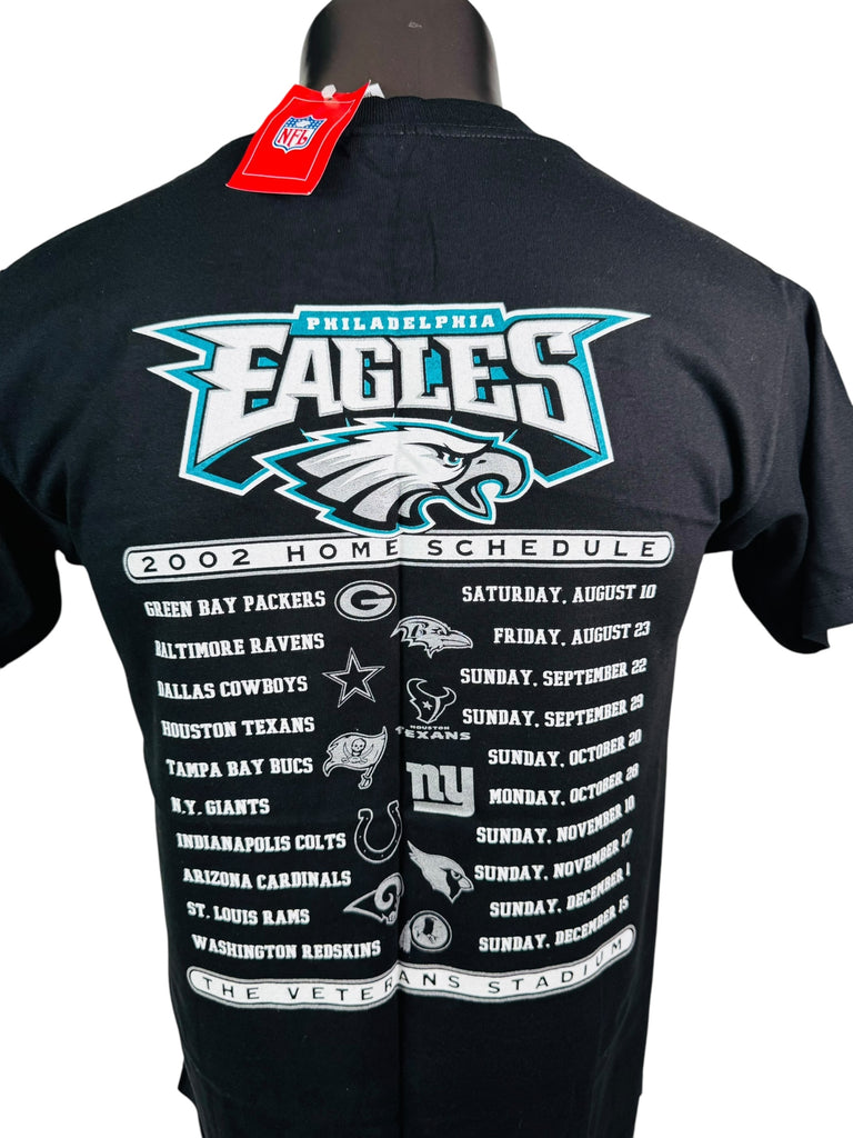 PHILADELPHIA EAGLES VINTAGE 2002 FINAL SEASON AT VETERANS STADIUM NFL T-SHIRT ADULT MEDIUM