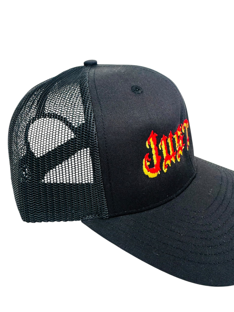 LARRY ANDERSEN JUST LA PHILADELPHIA MESH TRUCKER SNAPBACK ADULT HAT