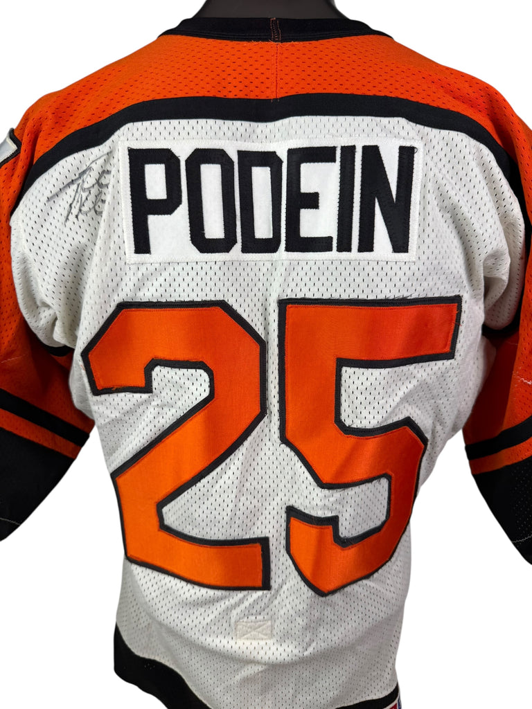 BRAD PODEIN PHILADELPHIA FLYERS VINTAGE 1990'S AUTHENTIC CCM JERSEY ADULT 40