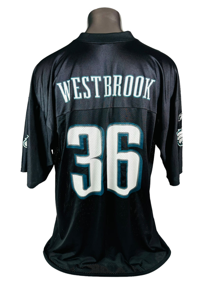 BRIAN WESTBROOK PHILADELPHIA EAGLES VINTAGE 2000'S  REEBOK JERSEY ADULT 2XL