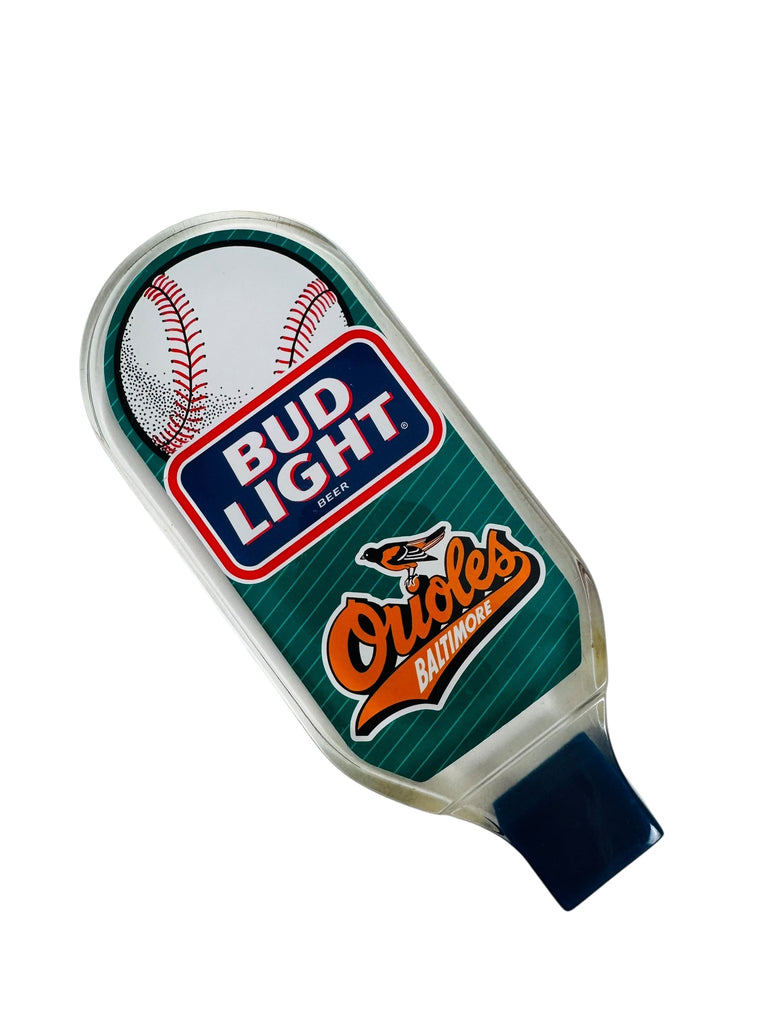 BALTIMORE ORIOLES VINTAGE 1990'S BUD LIGHT BEER TAP HANDLE