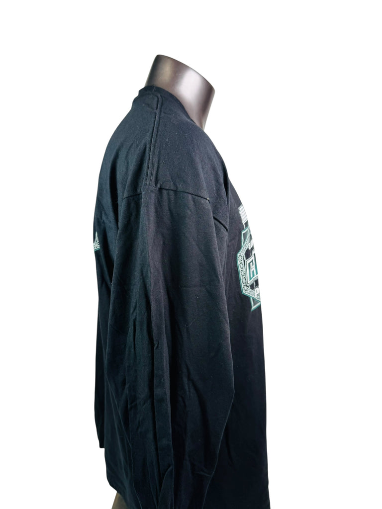 PHILADELPHIA EAGLES VINTAGE 2001 NFC EASTERN DIVISION CHAMPIONS NFL LONG-SLEEVE T-SHIRT ADULT 2XL