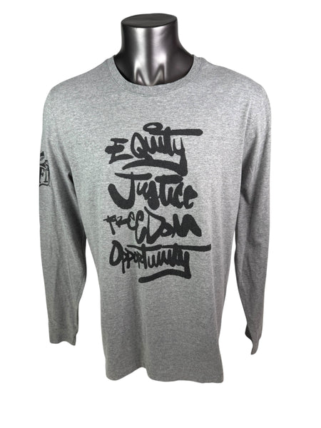 PHILADELPHIA EAGLES TEAM ISSUED INSPIRE CHANGE NIKE DRI-FIT LONG-SLEEVE T-SHIRT ADULT XL