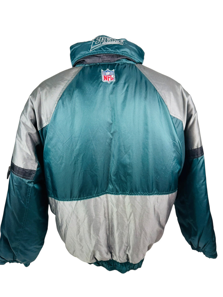 PHILADELPHIA EAGLES VINTAGE 1990'S STARTER PRO LINE PULL-OVER WINTER JACKET ADULT LARGE