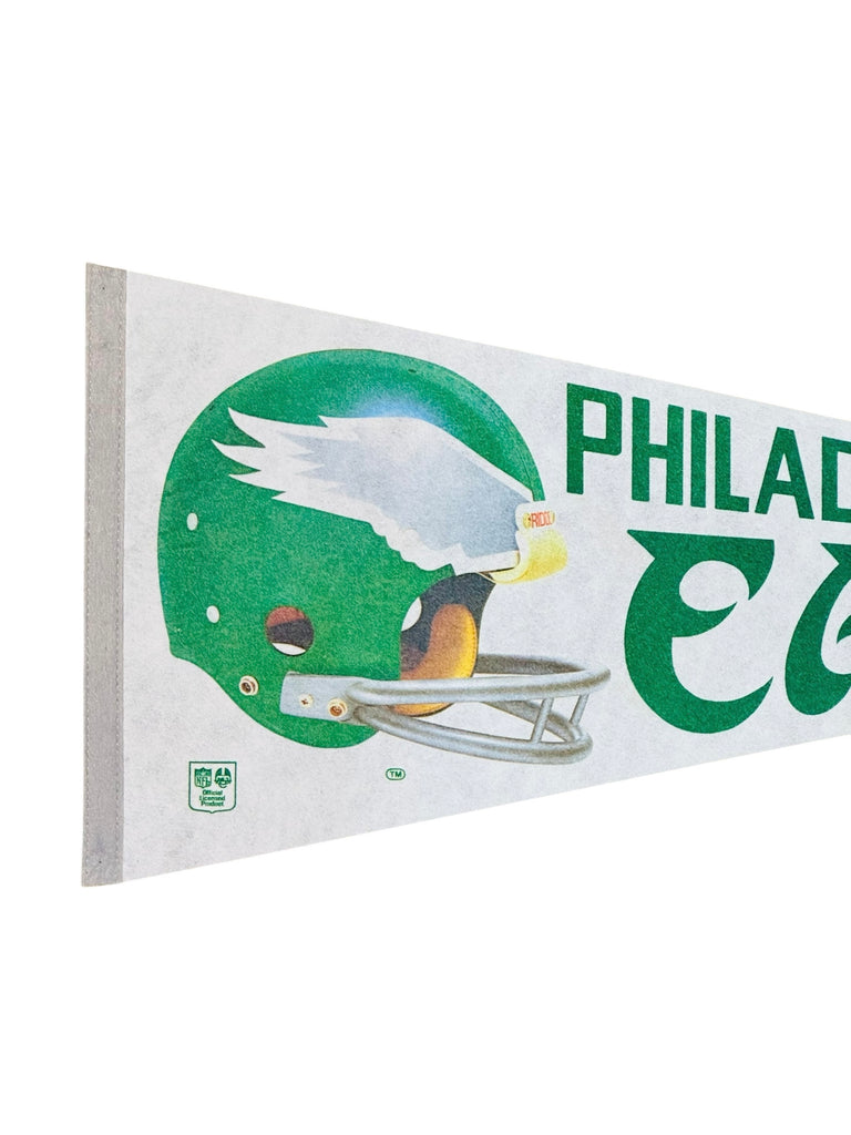 PHILADELPHIA EAGLES VINTAGE 1980'S FULL-SIZED PENNANT