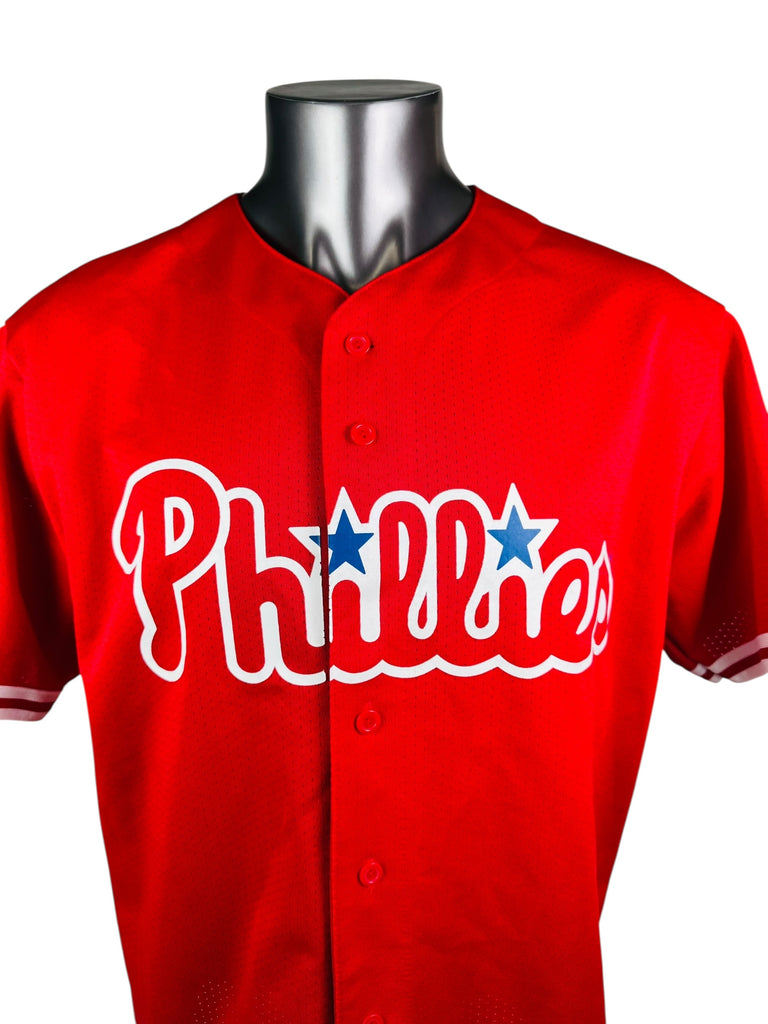 MIKE LIEBERTHAL PHILADELPHIA PHILLIES VINTAGE 2000'S MLB MAJESTIC JERSEY ADULT XL