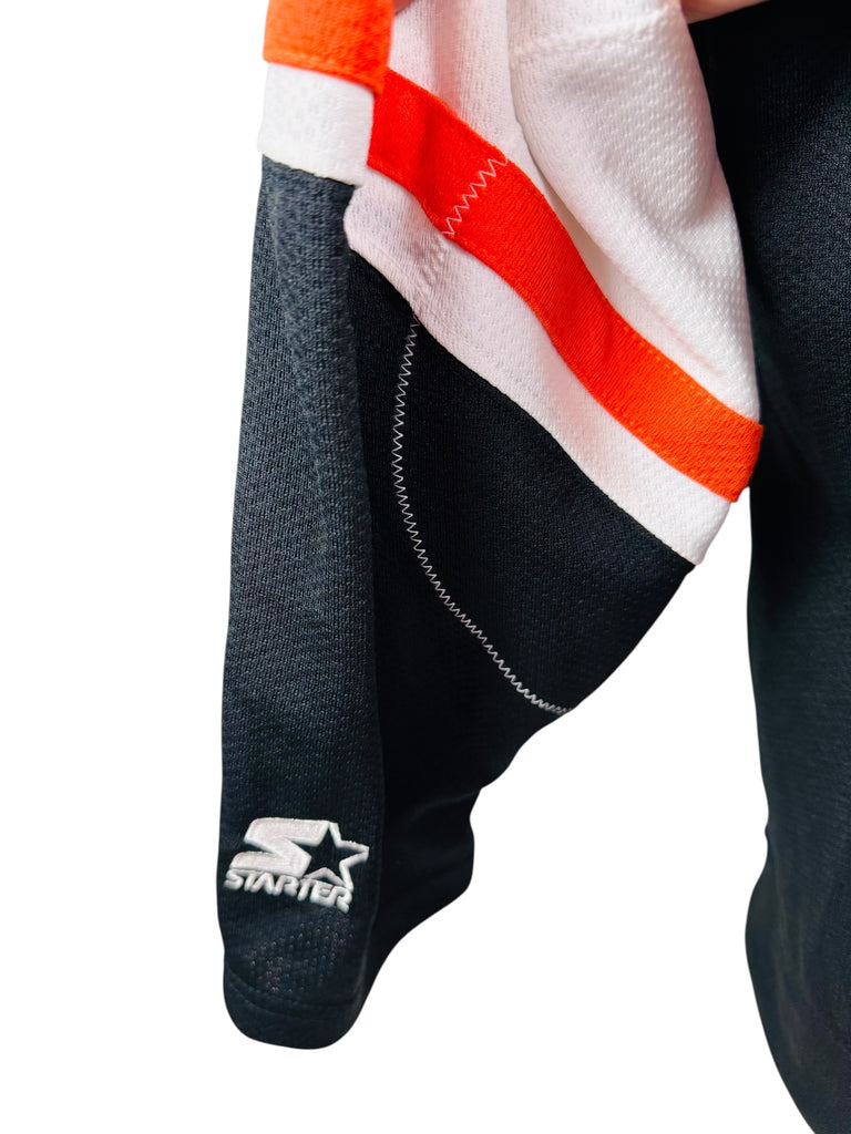 DAINIUS ZUBRUS PHILADELPHIA FLYERS VINTAGE 1990'S AUTHENTIC STARTER SIGNED JERSEY ADULT XL LARGE