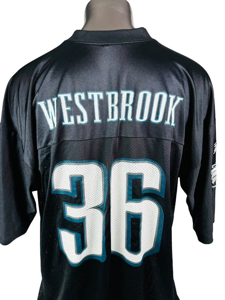 BRIAN WESTBROOK PHILADELPHIA EAGLES VINTAGE 2000'S  REEBOK JERSEY ADULT 2XL