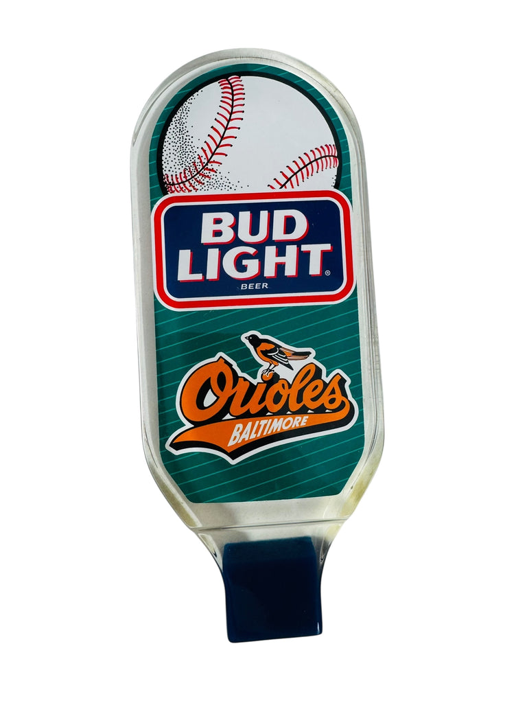 BALTIMORE ORIOLES VINTAGE 1990'S BUD LIGHT BEER TAP HANDLE